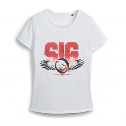 TEE-SHIRT COTON SIG BY MP BLANC