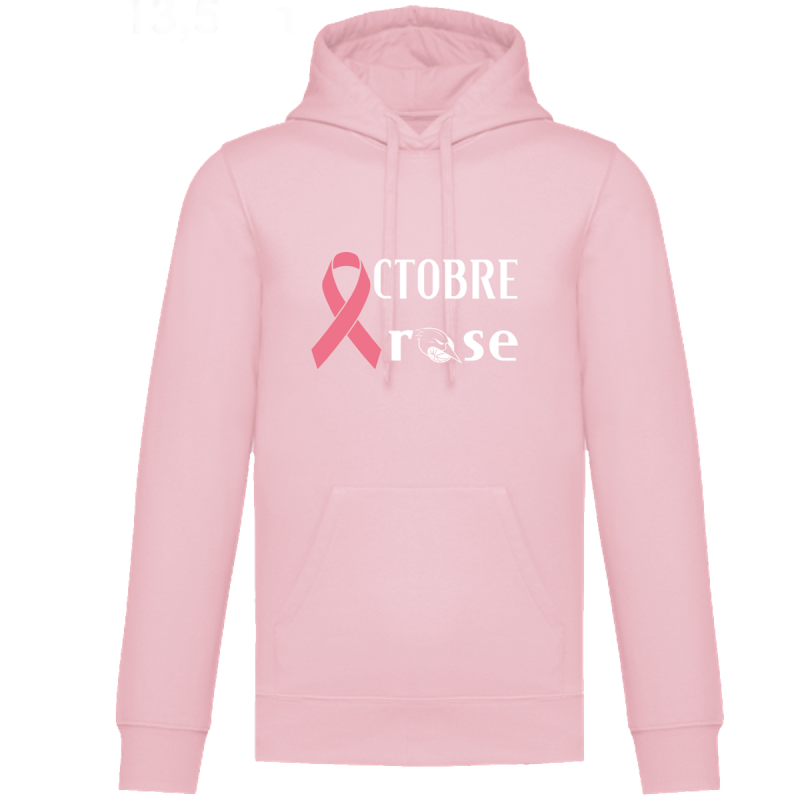 SWEAT CAPUCHE OCTOBRE ROSE SIG STRASBOURG FEMME