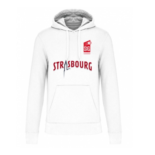 SWEAT BLANC HOMME STRASBOURG SIG