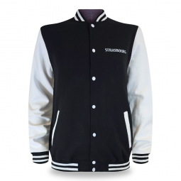 BLOUSON TEDDY SIG NOIR & BLANC