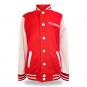 BLOUSON TEDDY SIG ROUGE & BLANC