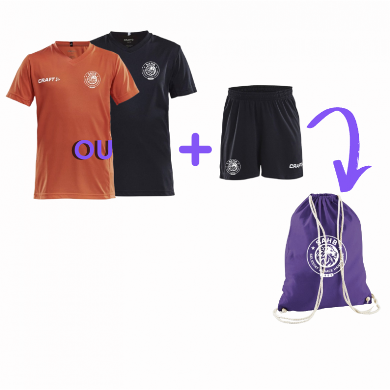 KIT MINI HANDBALLEUR ORANGE